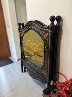 Starožitné italské ručně malované postele (1890) - 5