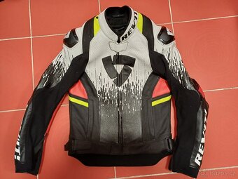 Revit Quantum 2 Pro Air Motocyklová kožená bunda, vel. 46 - 5