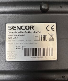 Indukční vařič Sencor - 5