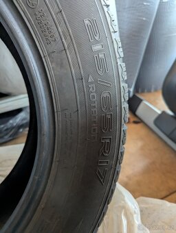 Prodám 4ks zimní pneu Nokian WR SUV 4 - 5