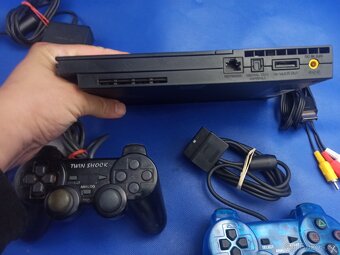 PS2 PlayStation 2 Slim + Hry - 5