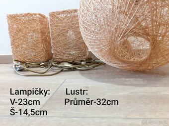 LUSTR + lampičky - 5
