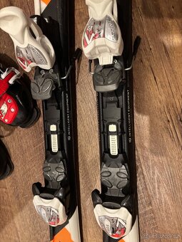Dětské lyže 110cm+lyžáky - 5
