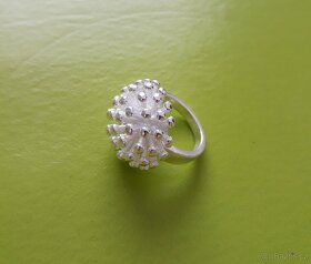 Dámský stříbrný prsten prstýnek 925 / coronavirus - 5
