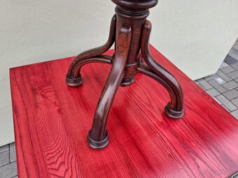Secesní klavirní stolička THONET - 5