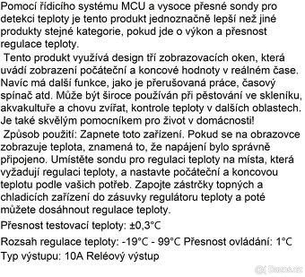 LED Digitální Inteligentní regulátor teploty - 5