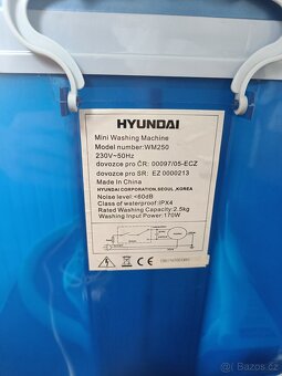 Mini pračka Hyundai 2,5kg - 5
