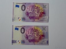 0 Euro souvenir bankovka, velký výběr, prodej či výměna - 5