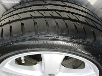 ALU kola 4x100 6,5x15 ET37 s pneu 205/55 R15 - 5