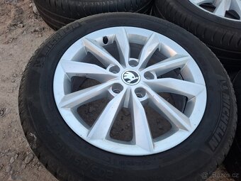 Alu kola 16" Škoda Minoris 5x112 pneu 205/55R16 - 5