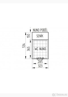 Domeček pro králíka + seník s WC - 5