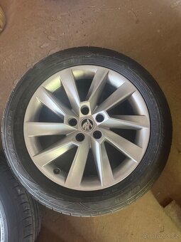 ALU Sada orig. Škoda Superb III R17 - 5