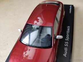 LIMITED 500ks AUDI S5 SPORTBACK RED METAL. SCHUCO 1:43 MODEL - 5