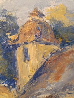 Obraz Jaromír Hynšt, Rychtářov 1993 ,olej plátno 67x77 - 5