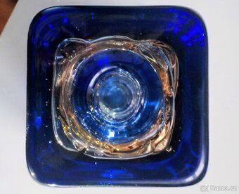 Váza Hutní sklo-František Vízner Škrdlovice vzor 6860/18 - 5