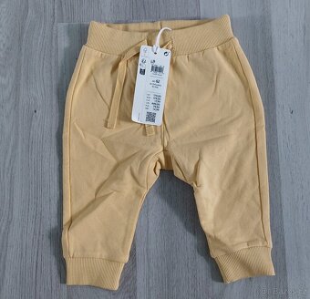 Tepláčky králík/husa / citron / lvíčci Lindex vel. 62 - nové - 5