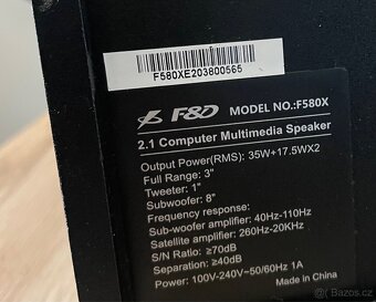 F&D F580X - reproduktory - 5