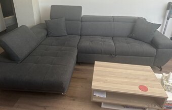 Prodam rok novou rozkladaci sedaci soupravu - 5