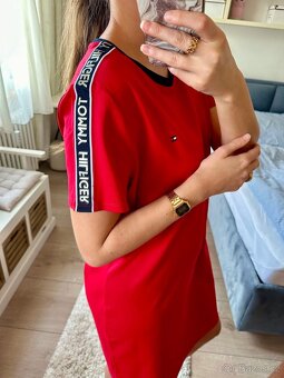 TOMMY HILFIGER ČERVENÉ ŠATY - 5