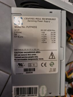 3x zdroj do pc 350w a 1x 405w. - 5