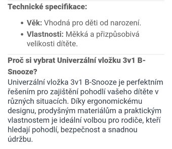 Univerzální vložka pro miminko BO JUNGLE 3v1 - 5