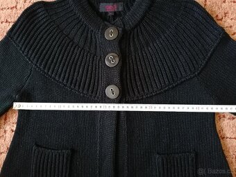 3x dámský svetřík - černý, šedý a fialový - 5