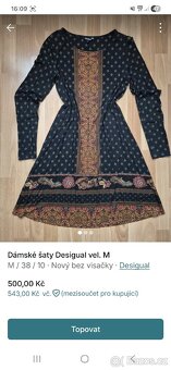 Dámské šaty Desigual vel. M a L - 5
