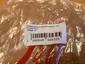 Nové barefoot bačkory Ef vel. 32 - 5