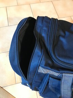 taška přes rameno modrá, kapsy - NOVÁ - 5