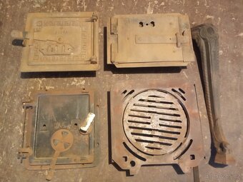 Dvířka kamen, otočný rošt, noha - 5