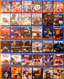 Hry na Playstation PS4+PS5 seznam rozdělen na 2 inzeráty - 5