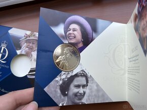 Pamětní mince - 60 let na trůnu Královna Alžběta II. - 5