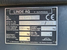 Vysokozdvižný vozík LINDE H25T-03 LPG - 5