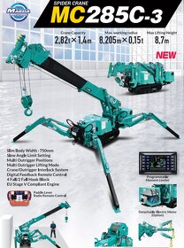 Pronájem pásových minijeřábů a manipulační techniky - 5