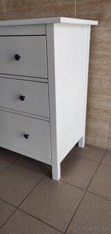 IKEA HEMNES Komoda se 3 zásuvkami, bílá - 5