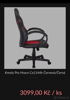 Herní, psací křeslo - 5