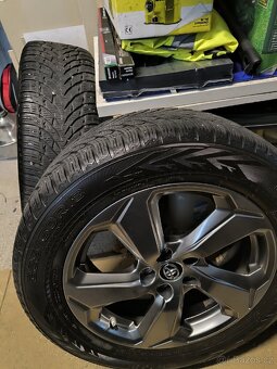 ALU kola Toyota RAV4 5x114,3 R18, Originál, zim pneu6mm+TPMS - 5