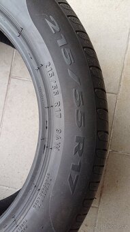 Letní pneu Pirelli 215/55 R17 - 5