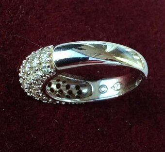 Prsten Swarovski - ref. č. 1082423, vel. 55, s certifikátem - 5