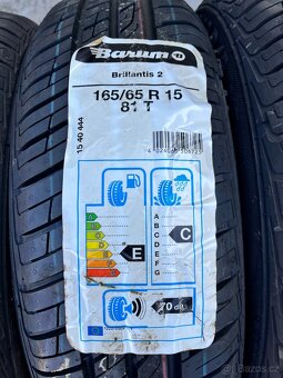 4x 165/65R15 81T, BARUM BRILLANTIS 2, LETNÍ, NOVÉ - 5