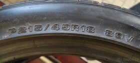 Letní pneu Dunlop 215/45/18 4-4,5mm - 5