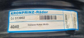 Plechové disky Daewo Kalos 4x100 5x13 ET45 střed díra 56.6 - 5