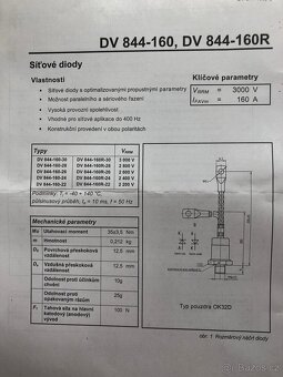 Radiostanice Formel 1 a občanská radiost., síťové diody DV - 5