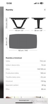 Jidelni stul znacky BoConcept - 5