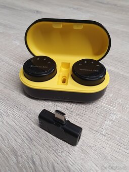 Bezdrátový mikrofon USB-C sada s nabíjecí krabičkou - 5
