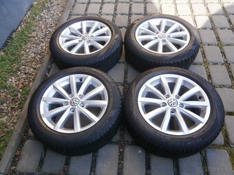ALU KOLA 5 X 112 205 55 16 VW PASSAT ORIGINÁL - 5