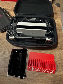Nintendo switch OLED (stav 10/10) + hra + příslušenství - 5