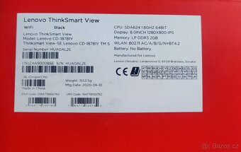 Lenovo ThinkSmart View – 8" Smart Display, nový - 5