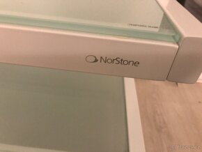 Audiostolek NorStone Esse AV bila/kremove bílé sklo - 5