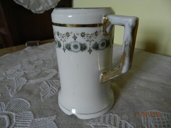 Krásná velmi stará větší porcelánová Mléčenka Džbánek - 5